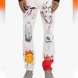 mnml D402 Handy Work Straight Denim Mens Jeans Sz 28